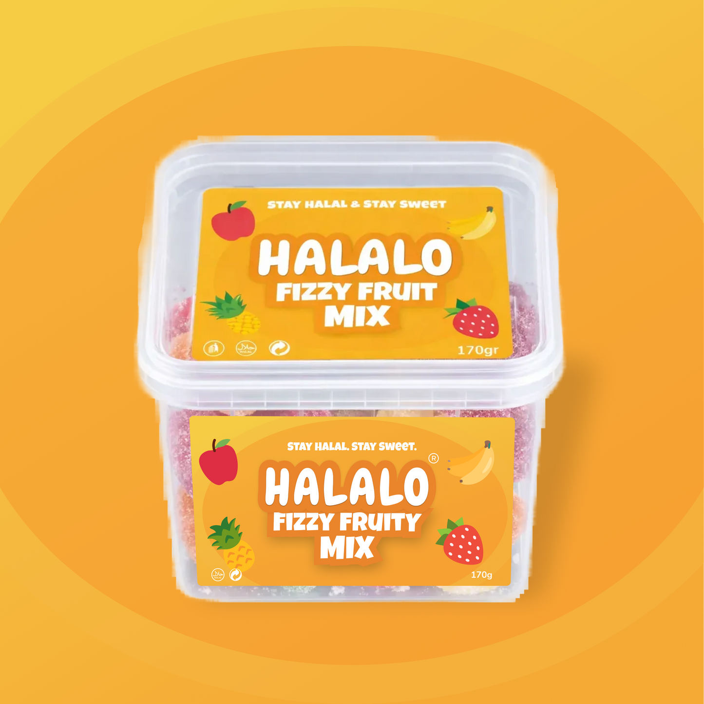 Fizzy Fruity Mix 170g Tubs