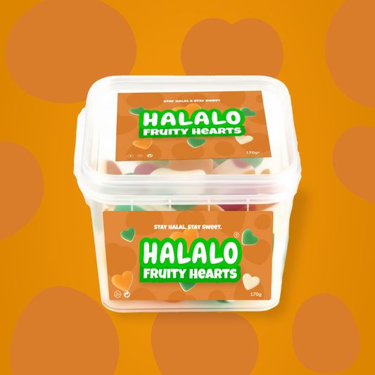 Fruity Hearts 170g Tubs
