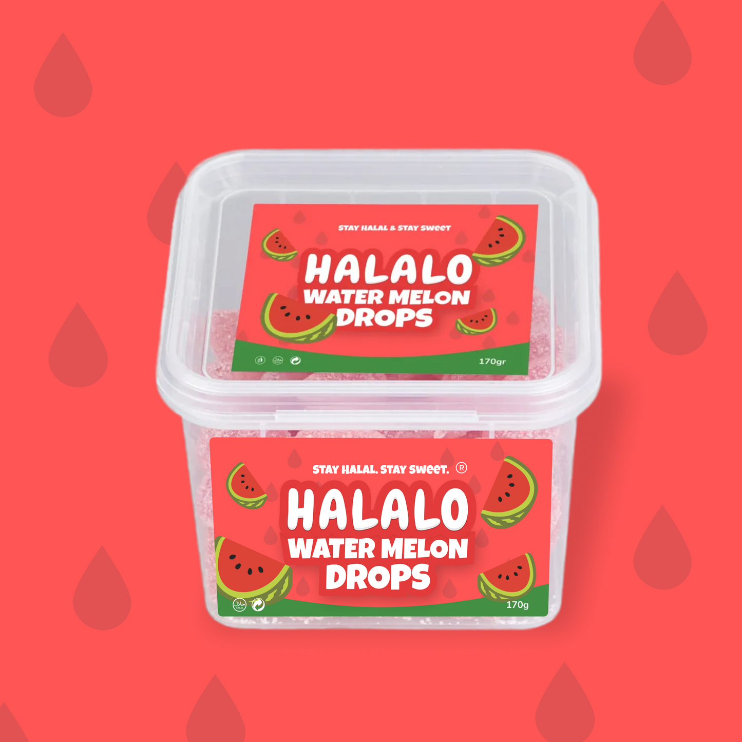 Watermelon Drops 170g Tubs
