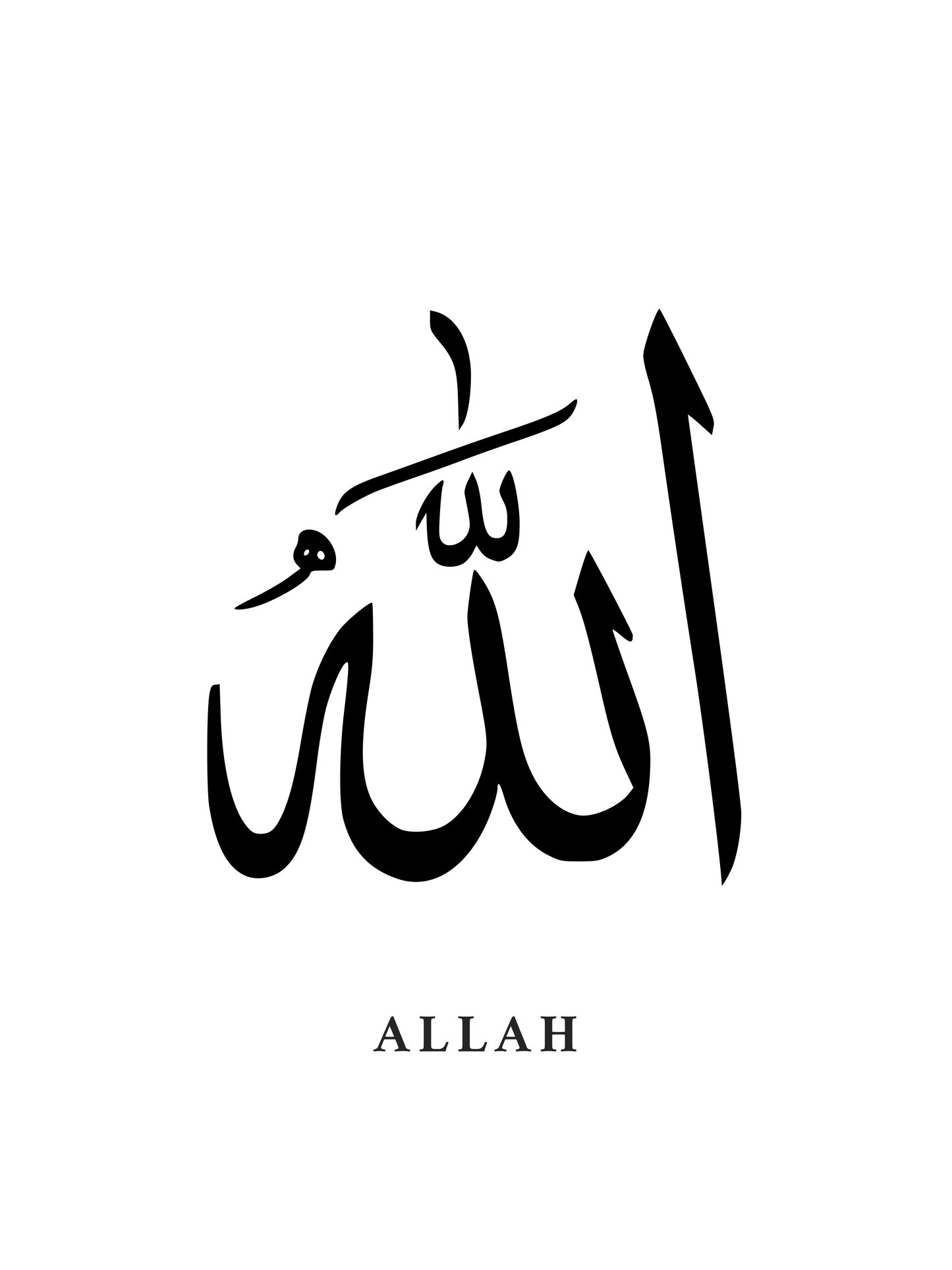 Wall Poster Calligraphy 1